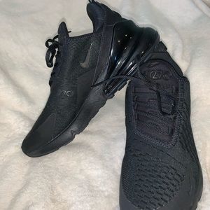 Women’s triple black Nike Air Max 270